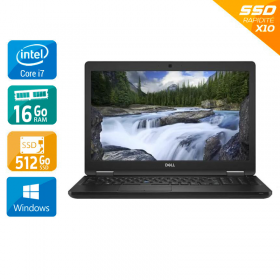 Dell Latitude 5590 15,6" i7 Gen 8 - 16Go RAM 512Go SSD Windows 11