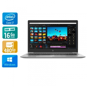 HP ZBook 15U G5 15,6" i7 Gen 8 - 16Go RAM 480Go SSD Windows 11