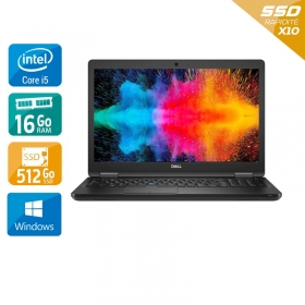 Dell Latitude 5590 15,6" i5 Gen 8 - 16Go RAM 512Go SSD Windows 11