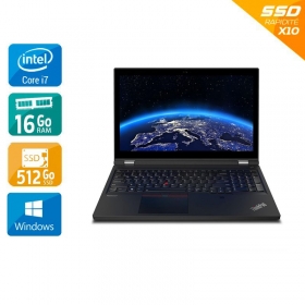 Lenovo ThinkPad P15 Gen 1 15,5" i7 Gen 10 - 16Go RAM 512Go SSD Windows 11