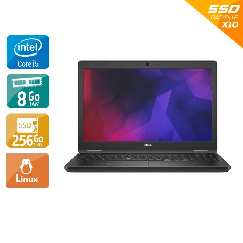 Dell Latitude 5591 15,6" i5 Gen 8 - 8Go RAM 256Go SSD Linux