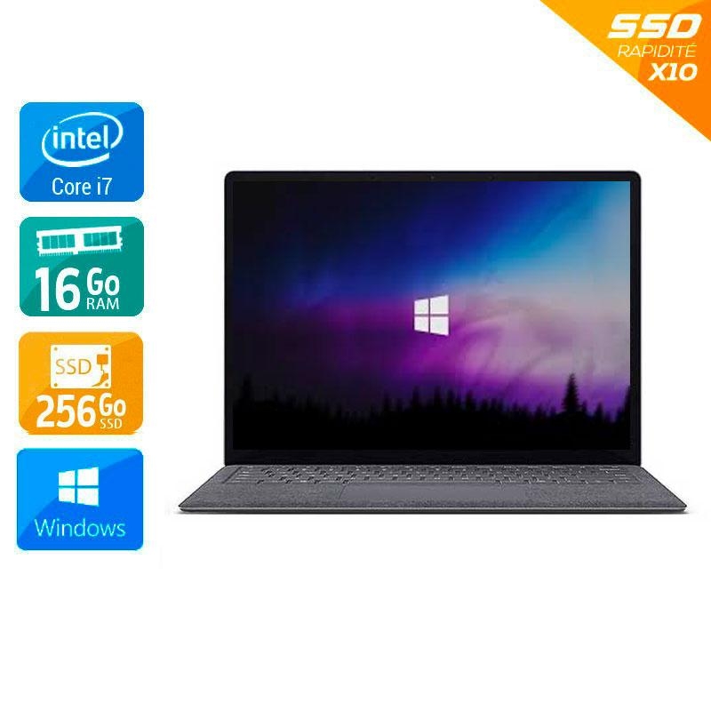 Microsoft Surface Laptop 3 13,5'' i7 Gen 10 16Go RAM 256Go SSD Windows 11  ⭐ Premium - Garantie 3 ans incluseOccasion certifiée reconditionnée