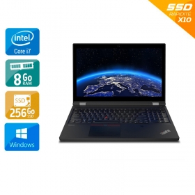 Lenovo ThinkPad P15 Gen 1 15,5" i7 Gen 10 - 8Go RAM 256Go SSD Windows 11