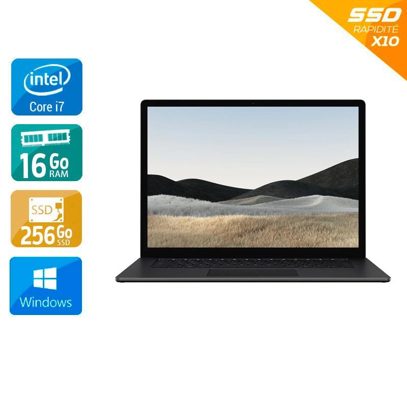 Microsoft Surface Laptop 4 13,5'' i7 Gen 11 16Go RAM 256Go SSD Windows 11 - Etat du Produit : État correct État correctOccasion certifiée reconditionnée