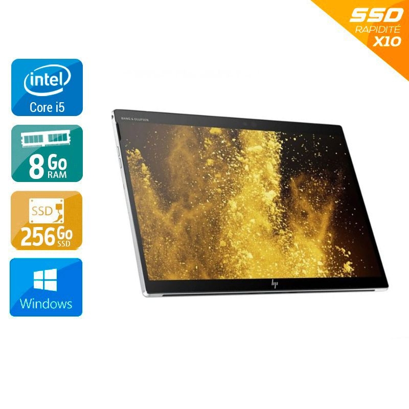 HP Elite X2 G4 13'' i5 Gen 8 8Go RAM 256Go SSD Windows 11 - Etat du Produit : État correct État correctOccasion certifiée reconditionnée