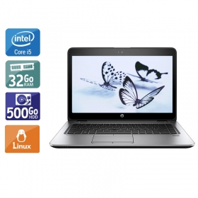 HP EliteBook 840 G3 i5 32Go RAM 500Go HDD Linux